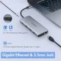 Нов хъб Докинг станция за лаптоп с 2 HDMI, Gigabit Ethernet и USB 3.0, снимка 2