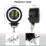 2 БРОЯ 40W Диодни Фарове за Мотор Мотокар ATV 12-24V LED Прожектор ФАР, снимка 3