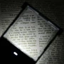 Увеличителна джобна сгъваема ръчна лупа с LED осветление за четене 3X 6X лед лампа мини етикети, снимка 6