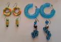 Комплект арт бижута-колиета,обеци, снимка 2