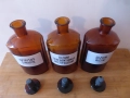 Големи аптекарски шишета 24 см 3 бр, снимка 8