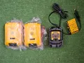 DeWALT Оригинални 2бр. Батерии DCB183, 18V, 2 Ah + Зарядно устройство DCB1102, 12-18 V, снимка 1