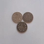 лот от 3 сребърни монети, снимка 1