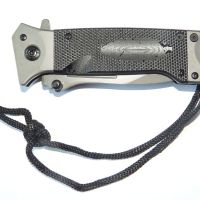 Масивен сгъваем полуавтоматичен нож Browning  96 х 220 -черен, снимка 2 - Ножове - 45209684