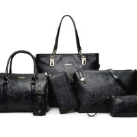Комплект от 6 броя луксозни дамски чанти, снимка 1 - Чанти - 45190089