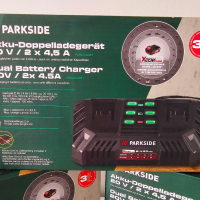 Parkside PDSLG 20 B1 - двойно зарядно з, снимка 2 - Други инструменти - 44956170