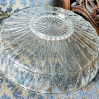Кристална купа за салата. Голяма. Чехски оловен кристал., снимка 2 - Прибори за хранене, готвене и сервиране - 45159444