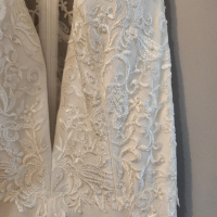 Булчинска, сватбена рокля XS-S, снимка 7 - Сватбени рокли - 45040346
