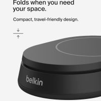 Belkin BoostCharge Pro 15W магнитна стойка за безжично зареждане, снимка 5 - Безжични зарядни - 45078833