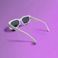 Луксозни дамски слънчеви очила White Fashionstyle , снимка 3 - Слънчеви и диоптрични очила - 45098843