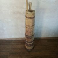 Стара дървена буталка за масло., снимка 2 - Антикварни и старинни предмети - 45681515