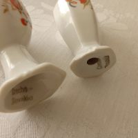 Комплект солница и чашка за яйце порцелан Чехословакия , снимка 5 - Антикварни и старинни предмети - 45180635