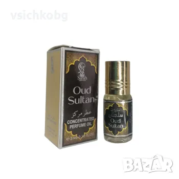 Арабско парфюмно масло OUD  SULTAN  от SARAH   3 ml  ориенталски, роза, уд, кашмир, дървесни, снимка 1