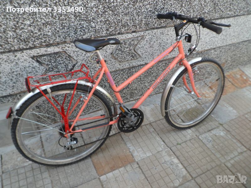 Продавам запазен дамски велосипед PEUGEOT 26 цола, снимка 1