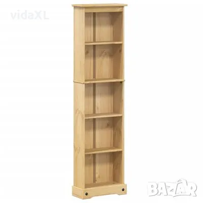 vidaXL Етажерка за книги "Corona" 46x20x170 см масивно дърво бор(SKU:4002779), снимка 1