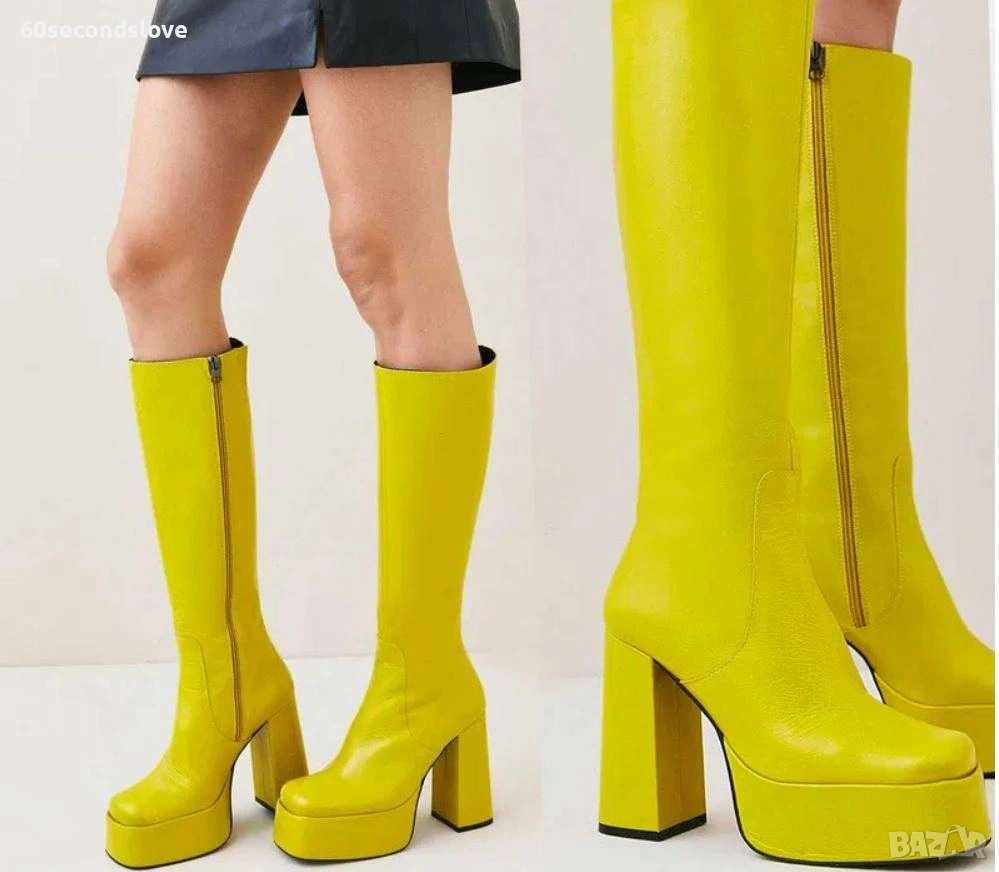 KAREN MILLEN уникални нови ботуши естествена кожа 40 номер, снимка 1