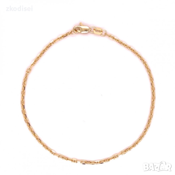 Златна дамска гривна 1,80гр. 18,5см. 14кр. проба:585 модел:33728-4, снимка 1