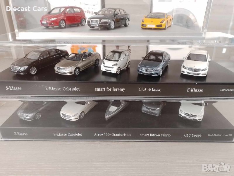 Mercedes, Audi, Seat 1:43 Limited Sets Minichamps, AutoArt, Looksmart, снимка 1