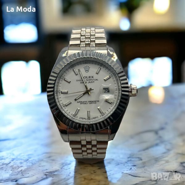Часовник Rolex Datejust бял сив , снимка 1