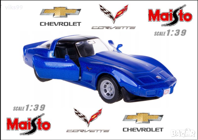 Chevrolet Corvette 1978 Maisto 1:39, снимка 1