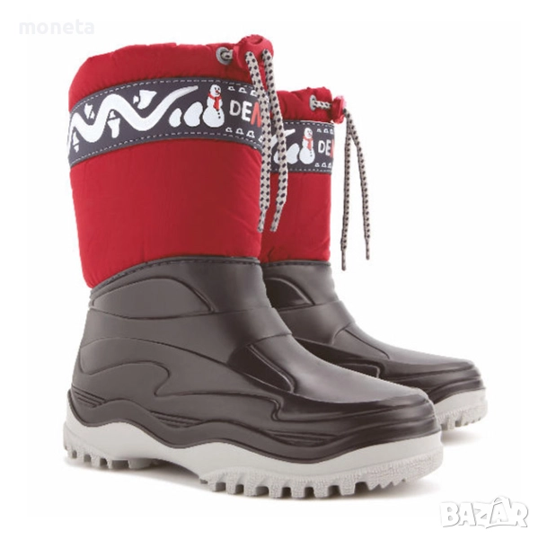39,90лв „DEMAR“: Нови детски боти /апрески с Топла подплата. Размери 24-35. ЧЕРВЕН, снимка 1