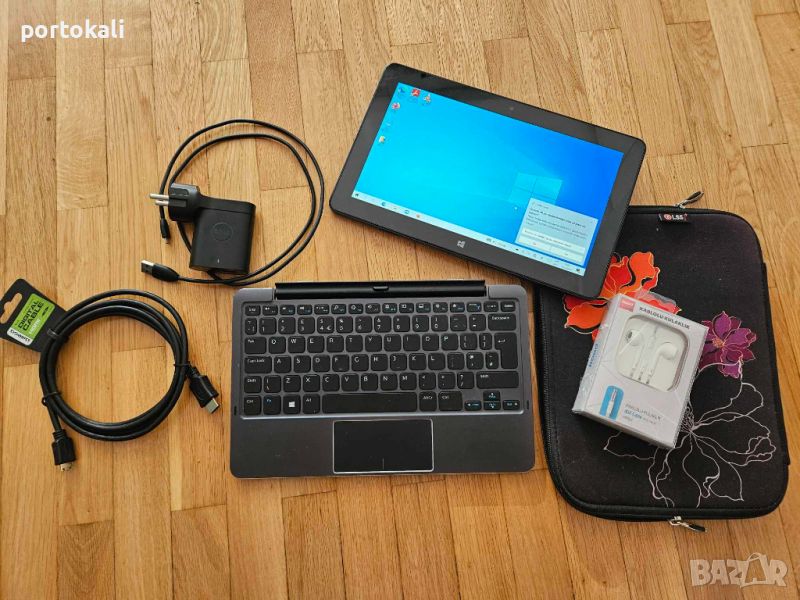 Таблет Лаптоп Dell Venue 11 Pro 64GB SSD 2 батерии! Клавиатура, комплект, снимка 1