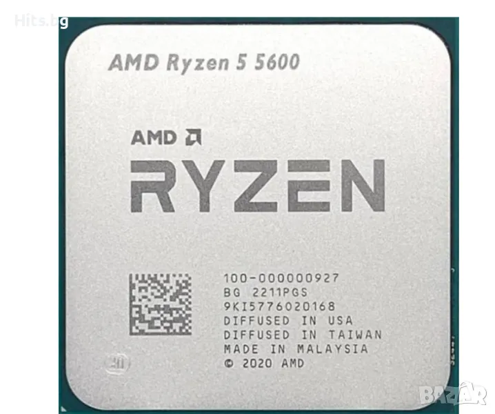  Компютърни компоненти Процесори AMD ПРОЦЕСОР AMD RYZEN 5 5600, AM4 SOCKET, 6 CORES, снимка 1