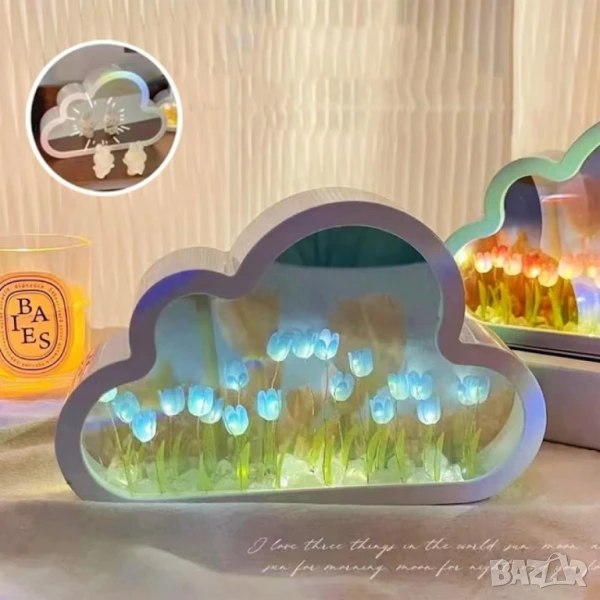 Магическа нощна лампа с огледален ефект 2 в 1, снимка 1