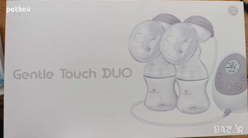 Двойна електрическа помпа за кърма Cangaroo Gentle Touch Duo XN-D206F, снимка 1