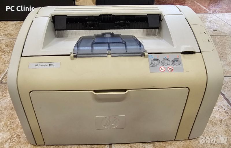 Hp LaserJet 1018 лазерен принтер за офис/дом с 6 месеца гаранция, laser printer, снимка 1