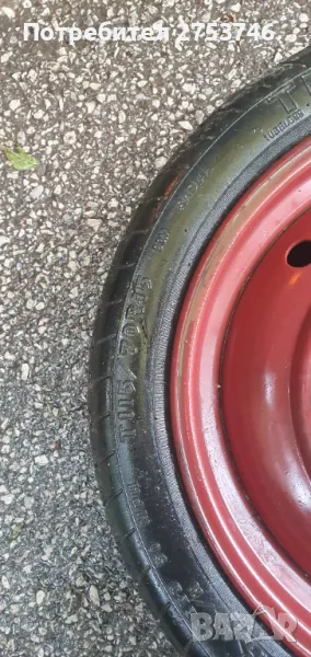 Резервна гума за Пежо, Ситроен, Рено 115/70/15, снимка 1