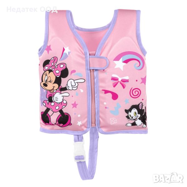  Детска помощна спасителна жилетка, от пяна Pink Minnie Weight, 1-3 години/11-19 кг, снимка 1