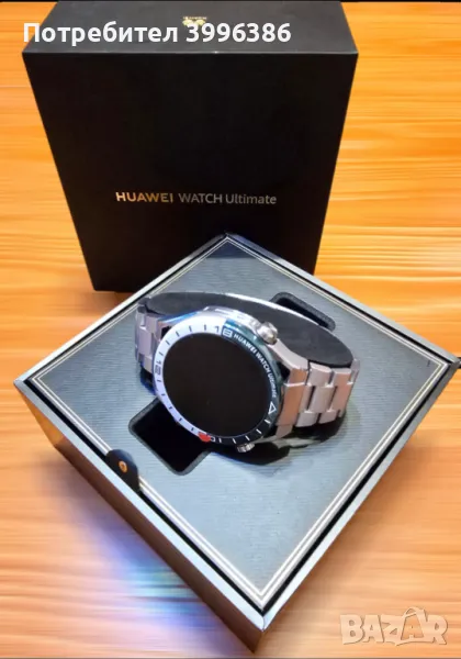 Нов HUAWEI WATCH ULTIMATE GREEN Titanium Strap 48.5 ММ, GPS, WLAN, ПУЛСОМЕР, SPO2, снимка 1