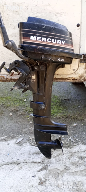 Продавам извънбордов двигател Mercury 4,5HP, 2т, внос от Италия, снимка 1