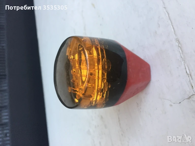 Ретро Vintage соц. топка за скоростен лост със влак, снимка 1