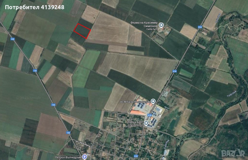 Продавам земеделска земя 15,663дка в гр.Вълчедръм, общ.Вълчедръм, обл.Монтана, снимка 1