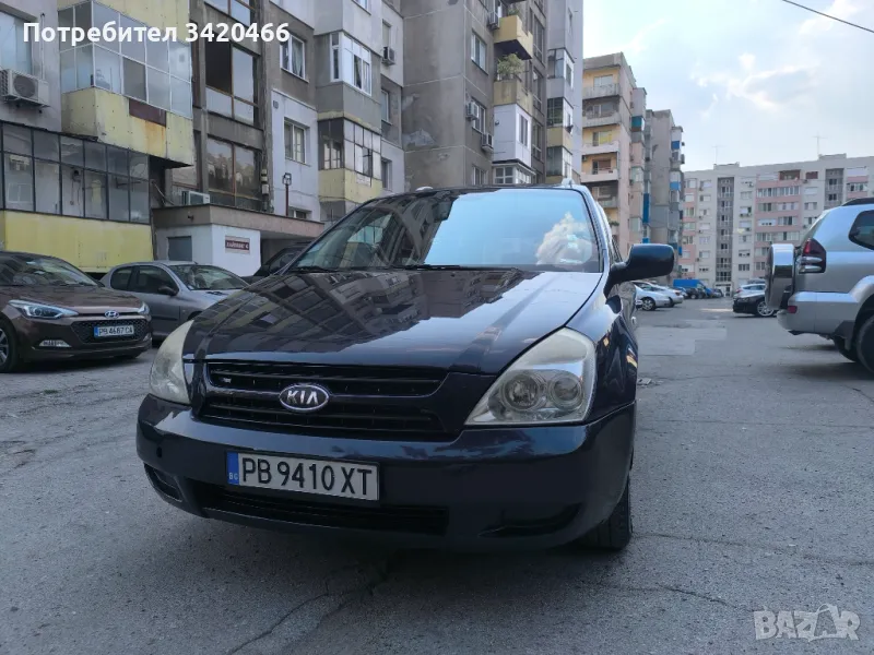 Kia Carnival 2.7 6+1 бензин/газ 2007г., снимка 1