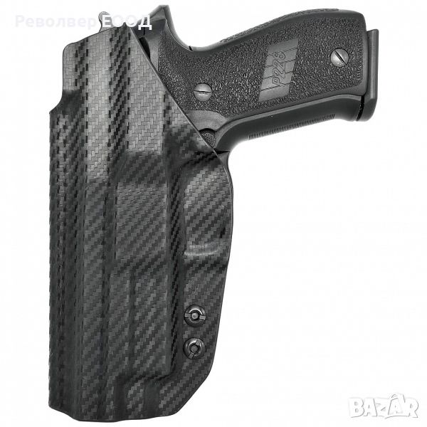 Кобур Rounded by CE - за Sig Sauer P226 с релса, вътрешен с въртяща щипка, дясна ръка, снимка 1