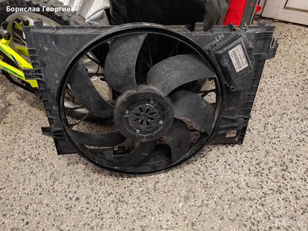 Охлаждаща Перка за мерцедес Е класа 2005 г W211 2.7 cdi компресор , снимка 1