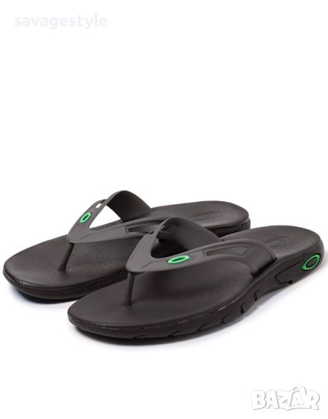 Мъжки чехли OAKLEY Ellipse Flip Flops Green/Black, снимка 1