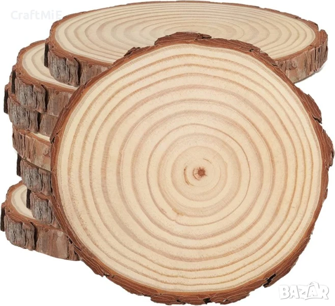 Шайба от дърво - 12,00 - 13,00 см, снимка 1