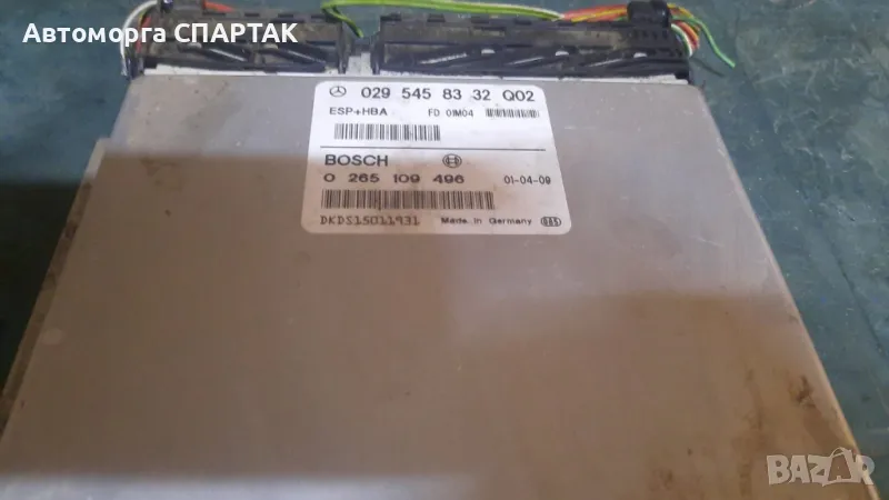 ESP ECU MERCEDES-BENZ A-CLASS (W168) A 170 (168.031, 168.131) 0295458332 , снимка 1