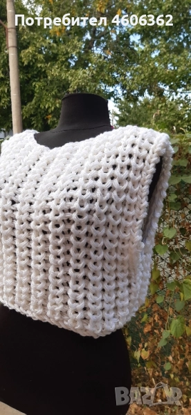 ръчно изплетен пуловер , снимка 1