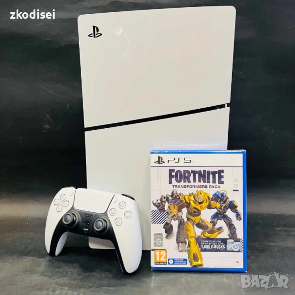 Конзола SONY - PS5 DISC с 1бр. джойстик и 1бр. игра, снимка 1