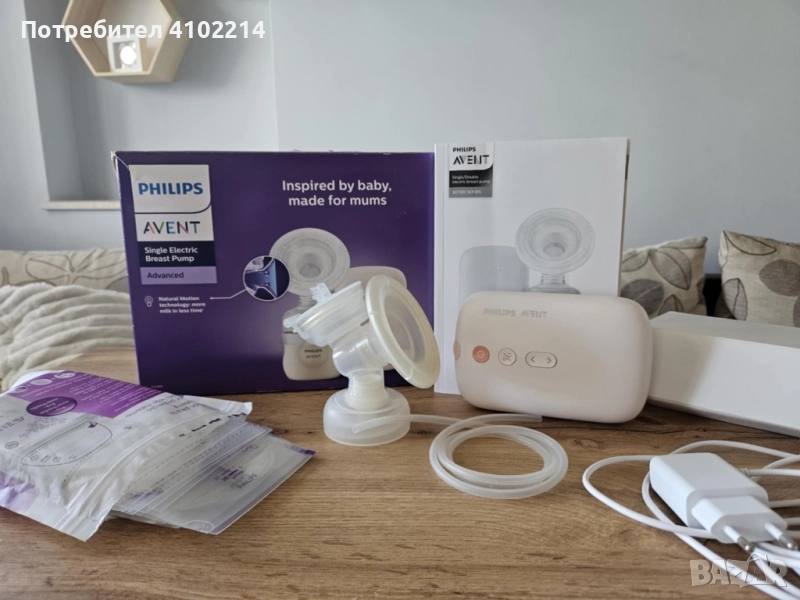 Електрическа единична помпа за кърма Philips Avent, снимка 1