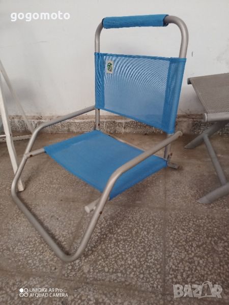 шезлонг шаранджийски, сгъваем стол за плаж , снимка 1