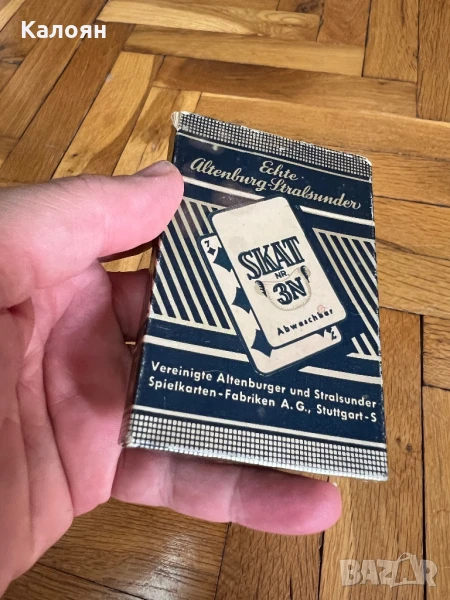 Карти за игра в кутия немски, снимка 1