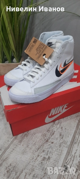 Нови кожени кецове Nike Blazer, снимка 1