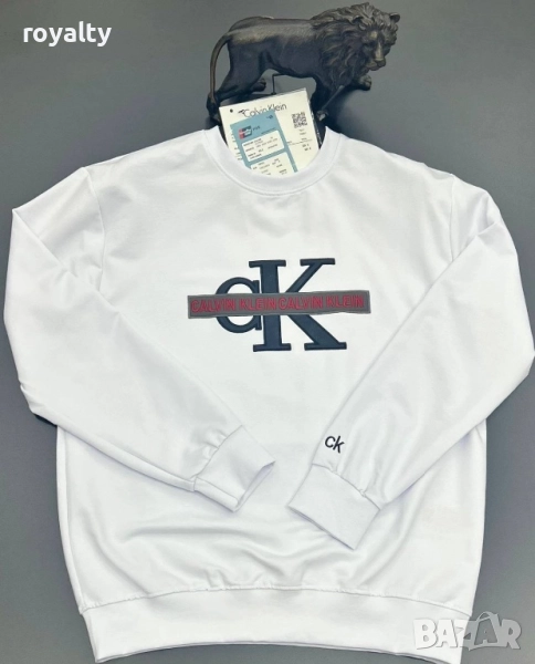 Calvin Klein Бяла Мъжка Блуза , снимка 1