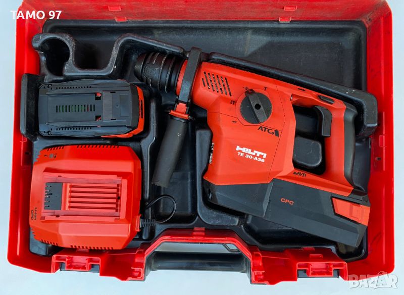 Hilti TE 30-A36 ATC/AVR - Безчетков акумулаторен перфоратор 2x36V 5.2Ah, снимка 1